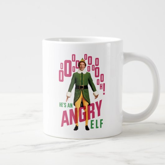 Buddy the Elf | He's an Angry Elf Jumbo-Tasse (Rechts)