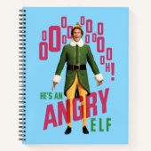 Buddy the Elf | He's an Angry Elf Notizblock (Vorderseite)