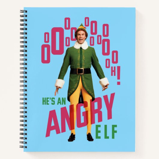Buddy the Elf | He's an Angry Elf Notizblock (Vorderseite)