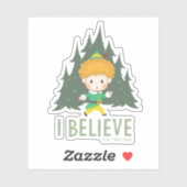 Buddy the Elf Ich glaube Aufkleber (Blatt)