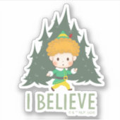 Buddy the Elf Ich glaube Aufkleber (Vorderseite)