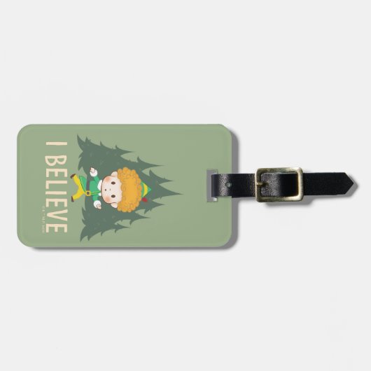 Buddy the Elf Ich glaube Gepäckanhänger (Vorderseite horizontal)