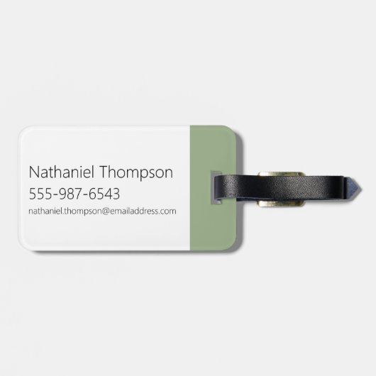 Buddy the Elf Ich glaube Gepäckanhänger (Rückseite horizontal)