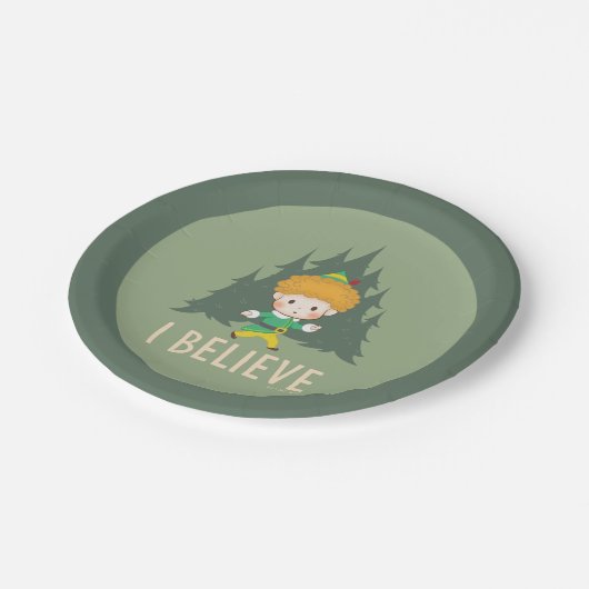 Buddy the Elf Ich glaube Pappteller (Schrägansicht)