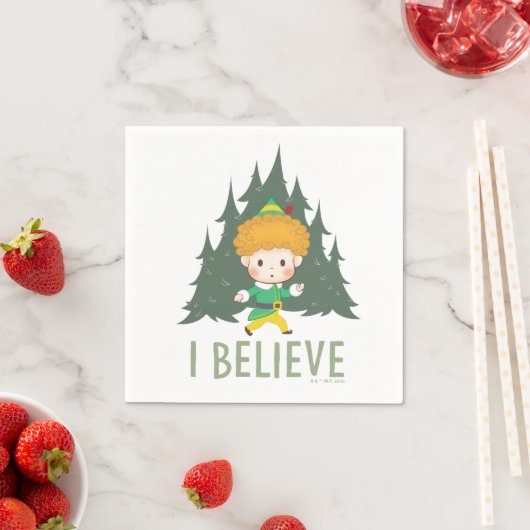 Buddy the Elf Ich glaube Serviette (Beispiel)