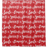 Buddy the Elf | Lächeln ist mein Lieblingsmuster Duschvorhang (Vorderseite)