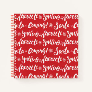 Buddy the Elf   Lächeln ist mein Lieblingsmuster Notizblock