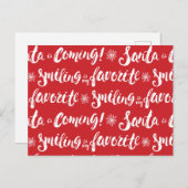 Buddy the Elf | Lächeln ist mein Lieblingsmuster Postkarte (Vorne/Hinten)