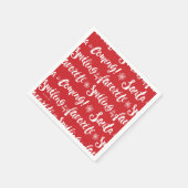 Buddy the Elf | Lächeln ist mein Lieblingsmuster Serviette (Ecke)