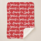 Buddy the Elf | Lächeln ist mein Lieblingsmuster Sherpadecke (Vorderseite)