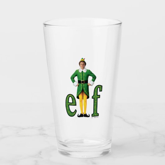 Buddy the Elf Movie Logo Glas (Vorderseite)