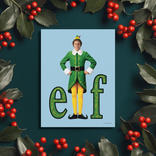 Buddy the Elf Movie Logo Postkarte
