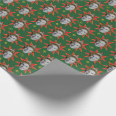 Buddy the Elf | Muster der Sternexplosion Geschenkpapier (Ecke)