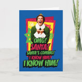Buddy the Elf | OMG! Santa! Karte (Vorderseite)