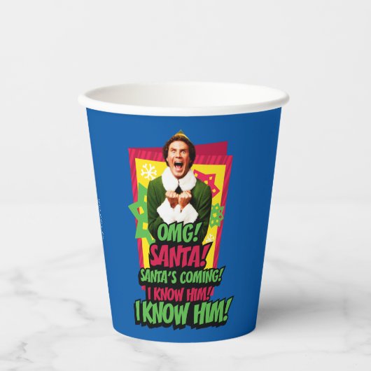 Buddy the Elf | OMG! Santa! Pappbecher (Vorderseite)