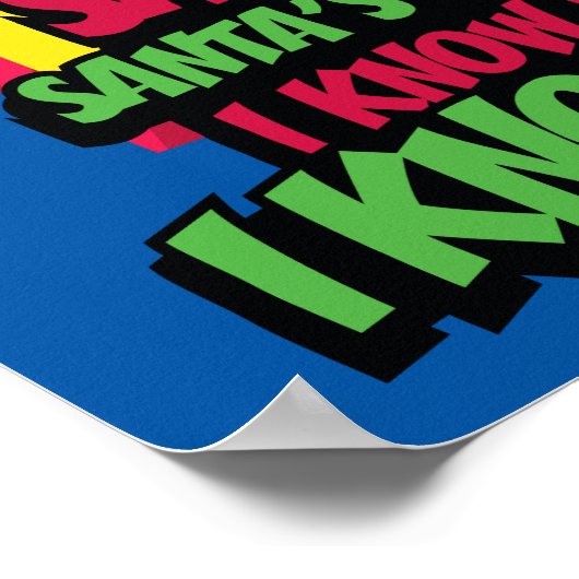 Buddy the Elf | OMG! Santa! Poster (Ecke)