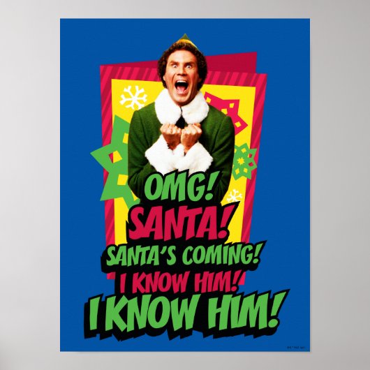 Buddy the Elf | OMG! Santa! Poster (Vorne)