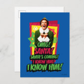 Buddy the Elf | OMG! Santa! Postkarte (Vorne/Hinten)