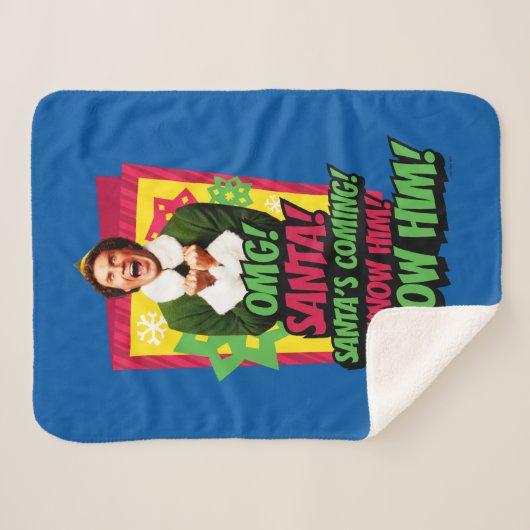 Buddy the Elf | OMG! Santa! Sherpadecke (Vorderseite (Horizontal))