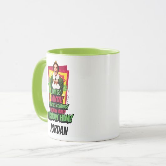 Buddy the Elf | OMG! Santa! Tasse (Vorderseite Links)
