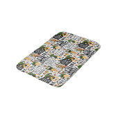 Buddy The Elf Quote Pattern Badematte (Schrägansicht)