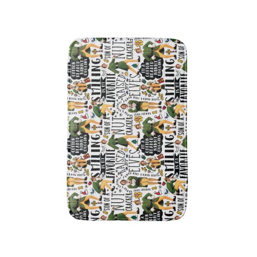 Buddy The Elf Quote Pattern Badematte (Vorderseite Vertikal)