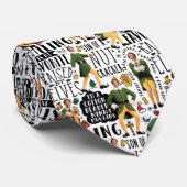 Buddy The Elf Quote Pattern Krawatte (Gerollt)