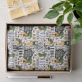 Buddy The Elf Quote Pattern Seidenpapier (Geschenk)