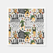 Buddy The Elf Quote Pattern Serviette (Vorderseite)