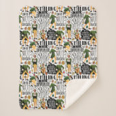 Buddy The Elf Quote Pattern Sherpadecke (Vorderseite)