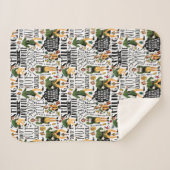 Buddy The Elf Quote Pattern Sherpadecke (Vorderseite (Horizontal))