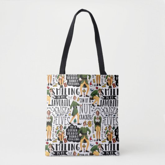 Buddy The Elf Quote Pattern Tasche (Vorderseite)
