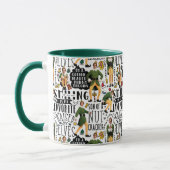 Buddy The Elf Quote Pattern Tasse (Links)