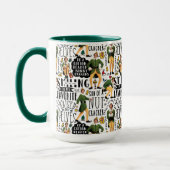 Buddy The Elf Quote Pattern Tasse (Links)