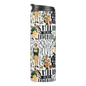 Buddy The Elf Quote Pattern Thermosbecher (Nach rechts gedreht)