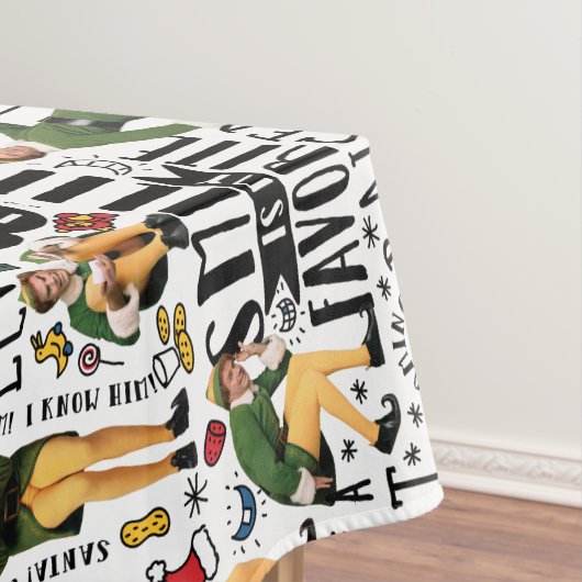 Buddy The Elf Quote Pattern Tischdecke (Beispiel)