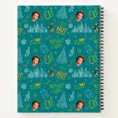 Buddy the Elf Teal Quote Pattern Notizblock (Rückseite)