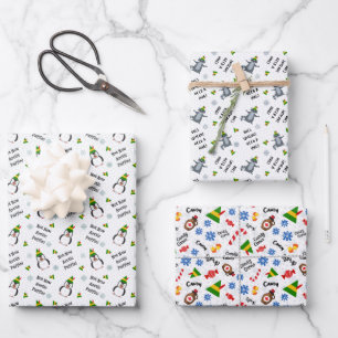 Buddy the Elf Variety Christmas Wrap Geschenkpapier Set