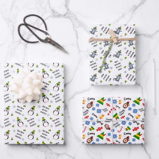 Buddy the Elf Variety Christmas Wrap Geschenkpapier Set (Vorderseite)