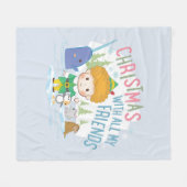 Buddy the Elf Weihnachten mit all meinen Freunden Fleecedecke (Vorderseite (Horizontal))