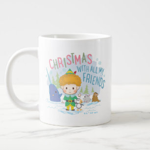 Buddy the Elf Weihnachten mit all meinen Freunden Jumbo-Tasse