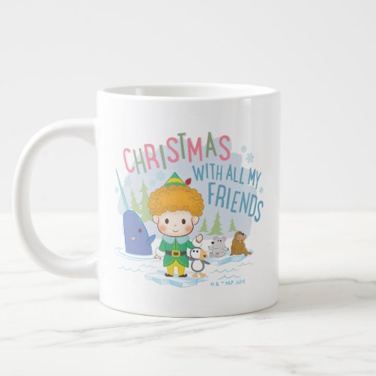 Buddy the Elf Weihnachten mit all meinen Freunden Jumbo-Tasse (Links)