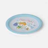 Buddy the Elf Weihnachten mit all meinen Freunden Pappteller (Schrägansicht)