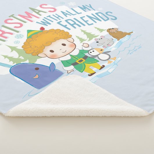 Buddy the Elf Weihnachten mit all meinen Freunden Sherpadecke (3/4)