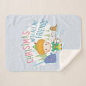 Buddy the Elf Weihnachten mit all meinen Freunden Sherpadecke (Vorderseite (Horizontal))
