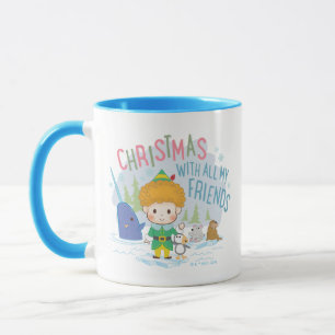 Buddy the Elf Weihnachten mit all meinen Freunden Tasse