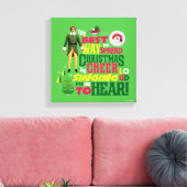 Buddy the Elf | Weihnachts-Cheer Grafik-Zitat Leinwanddruck (Insitu (Wohnzimmer))