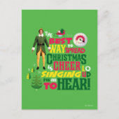 Buddy the Elf | Weihnachts-Cheer Grafik-Zitat Postkarte (Vorderseite)