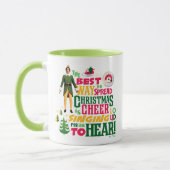 Buddy the Elf | Weihnachts-Cheer Grafik-Zitat Tasse (Links)