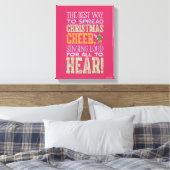 Buddy the Elf | Weihnachts-Chef-Angebot Leinwanddruck (Insitu (Schlafzimmer))